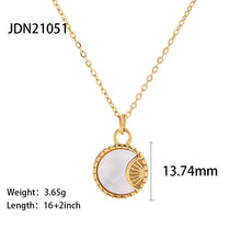 Load image into Gallery viewer, A Variety of French Retro Hemp Flowers Chain Titanium Steel Heart-Shaped Necklace Women's Heart-Shaped Zircon Pendant Necklace