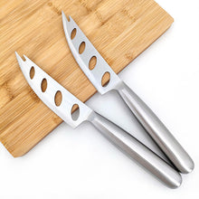 Load image into Gallery viewer, Stainless Steel Cheese Knife Simple Integrated Cheese Knife Household Stainless-Steel Bread Knife Western Food Utensils