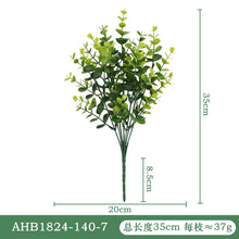 Load image into Gallery viewer, 10PCs Simulation Green Plant Handlebar Bundle Plastic Artificial Plant Wedding Outdoor Home Crafts