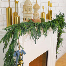 Load image into Gallery viewer, Christmas decoration rattan simulation feel soft glue pine and cypress rattan Norfolk pine green plant pine needles