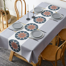 Load image into Gallery viewer, Holiday Night Restaurant PVC Waterproof Tablecloth Oil-Proof