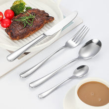 Load image into Gallery viewer, Baike Steak Knife Thick 081 Series Stainless Steel Western Food Knife, Fork and Spoon Suit Dessert Fork Spoon