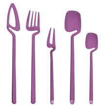 Load image into Gallery viewer, Creative Stainless Steel Hanging Cup Tableware Wall Hanging Knife, Fork and Spoon Coffee Spoon Cake Fork Fruit Fork Ice Spoon Can Be Hanging Cup Wall
