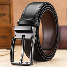 Load image into Gallery viewer, Men's Leather Belt Men's Pin Buckle Belt Double-Sided Preferred Pant Belt