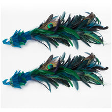Load image into Gallery viewer, New Christmas Decorations Christmas Tree Pendant Simulation Long Tail Blue Peacock Ornaments