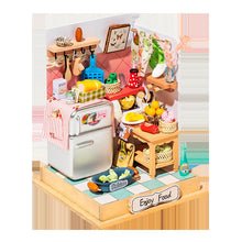Load image into Gallery viewer, DIYDollhouse Miniature with Furniture, kitchen building model toys