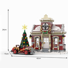 Load image into Gallery viewer, Buildmoc Building Blocks Castle Toys MOC-84431 Winter City Hall