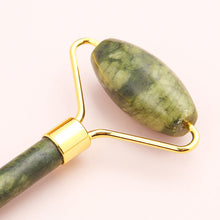 Load image into Gallery viewer, Scraping Plate Meridian Pick Bar Facial Facial Xiuyu Beauty Container Green Phoenix Jade Roller