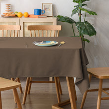 Load image into Gallery viewer, Tablecloth Pure Color Fresh Animation Lining Tablecloth Simple Rectangular Table Cloth