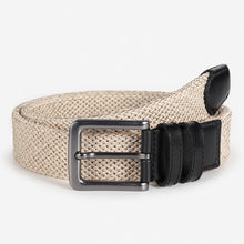 Load image into Gallery viewer, Elastic Woven Belt Men's High-End First Layer Elastic Waistband Leisure Sports Canvas Belt