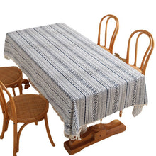 Load image into Gallery viewer, Ethnic Style Tablecloth Polyester Cotton Bohemian Pop Rectangular Dustproof Tablecloth Coffee Table Cloth Cover Towel