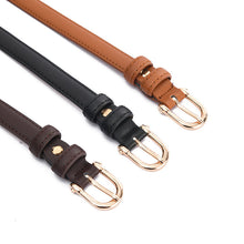Load image into Gallery viewer, Women's Belt D Buckle Thin Belt Simple Ins Style Decorative Jeans for Women