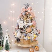 Load image into Gallery viewer, Pink Christmas Tree Decorations Luminous Mini Indoor Home Decoration