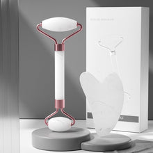 Load image into Gallery viewer, Crystal Roller Face Massage Stick Non-Jade Facial Beauty Flower Stem Double-Headed Ball Massage Board Device