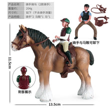 Load image into Gallery viewer, Micro Landscape Scene Decoration Horse Farm Toy Cattle Shed Farm Animal Model Toys Simulation Fence Accessories Animal Sand Table Toy