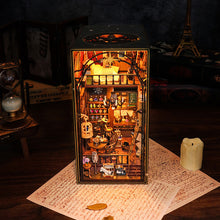 Load image into Gallery viewer, DIY Cottage Puzzle Assembled Magic Series Buckle Book Stand Doll House Science and Education 3D Puzzle