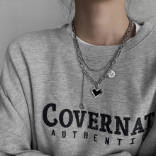 Load image into Gallery viewer, INS Style Titanium Steel Double-Layer Necklace Hip Hop Men's and Women's T-shirt Accessory Chain