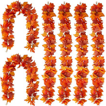 Load image into Gallery viewer, Thanksgiving Vine Maple Leaf Vine 170cm Decoration Hanging Vine Simulation Maple Leaf Vine