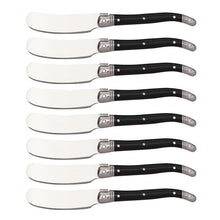 Load image into Gallery viewer, Stainless Steel Cream Knife Black Plastic Handle Butter Knife Western Tableware Small Jam Knife