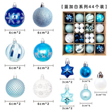 Load image into Gallery viewer, Christmas decoration 6cm electroplated ball plastic ball special-shaped painted Christmas ball gift Christmas tree pendant