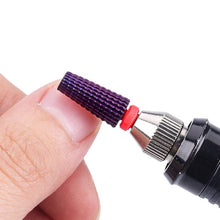 Load image into Gallery viewer, Five-in-One Multifunctional Trapezoidal Grinding Head Nail Tungsten Steel Golden Grinding Head Nail Remover Cross Tooth Plating Color Alloy Manicure