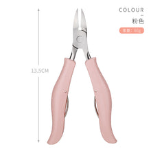 Load image into Gallery viewer, Nail Groove Pliers Nail Clippers Set Toe Nail Cuticle Nipper Pedicure Double Spring Ingrown Nail Bent Nose Plier