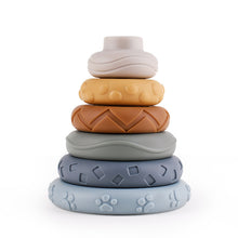 Load image into Gallery viewer, Infant Puzzle Building Blocks Cognitive Relief Square Soft Building Blocks Jenga Vinyl Building Blocks of Flexible Glue Toys