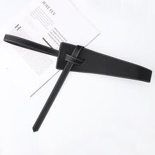 Load image into Gallery viewer, Waist-Tight Retro Knotted Suit All-Matching Outerwear Waist Seal Korean Style Fashionable Wide Belt