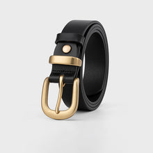 Load image into Gallery viewer, Belt Women's Simple Copper Pin Buckle Ladies Decoration All-Match Whole Leather Belt