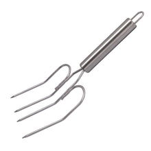 Load image into Gallery viewer, Stainless Steel Turkey Fork Roast Chicken Barbecue Special Barbecue Fork Barbecue Supplies Outdoor Barbecue Tools
