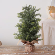 Load image into Gallery viewer, 50cm Christmas Tree Artificial Pine and Cypress Trees Desktop Layout Ornament Decoration Supplies