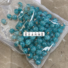 Load image into Gallery viewer, 5pcs/Set Sequin Series Resin Alloy Base Button Shirt Shirt Accessories Button