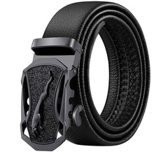 Load image into Gallery viewer, Men's Leather Belt Soft Leather Automatic Buckle Casual All-Matching Jeans Belt Men's Belt Belt