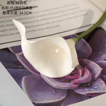 Load image into Gallery viewer, 10PCs Pu Mini Common Calla Artificial Flower Suitable for Wedding Bouquet Holder Decoration Artificial Flowers