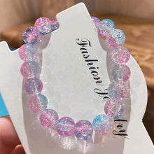 Load image into Gallery viewer, Broken Beads Ice Transparent Two-Color Bracelet Student Hand Toy Bracelet Whole Girlfriends' Gift Children's Day Small Gift Pliable Temperament