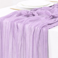 Load image into Gallery viewer, Voile Champray Table Runner Bohemian Twist Tablecloth Party Decoration Table Runner