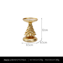 Load image into Gallery viewer, Christmas Tree Candlestick Home Restaurant Counter Desktop Holiday Atmosphere Decorations Candle Tray Ornaments