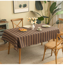Load image into Gallery viewer, American Tablecloth Household Rectangular Chenille Fabric Jacquard Table Cloth