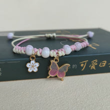 Load image into Gallery viewer, New Korean Style Simple Flower Bracelet Female Student Girlfriend Gifts Woven Hand Jewelry