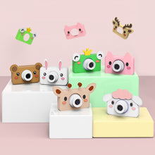 Load image into Gallery viewer, 2400w Pixel Children's Camera Strap Silicone Cartoon Phone Case Birthday Gift Suitable for Girls and Boys