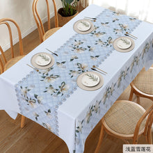 Load image into Gallery viewer, Leather Tablecloth Home Tablecloth Disposable PVC Rectangular Table Mat Internet Celebrity Coffee Table Tablecloth