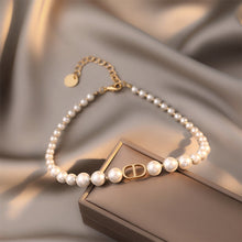 Load image into Gallery viewer, Women's Necklace Vintage Pearl Choker Gift for Girls