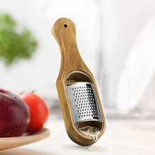 Load image into Gallery viewer, Stainless Steel Cheese Grater Wooden Grater Cheese Grater Silk Box Grater Kitchen Tools Shredding Machine Cheese Tools