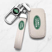Load image into Gallery viewer, Leather Car Key Sleeve For Land Rover Evoque Discovery Velar Guard Car