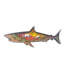 Load image into Gallery viewer, Wooden Ocean Style Crafts Creative Home Wooden Carving Shark Decorations Desktop Ornaments