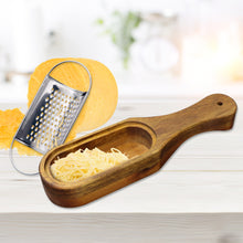 Load image into Gallery viewer, Stainless Steel Cheese Grater Wooden Grater Cheese Grater Silk Box Grater Kitchen Tools Shredding Machine Cheese Tools
