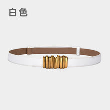 Load image into Gallery viewer, Small Waist Seal Women's Leather Belt Outer Wear Decoration with Skirt Pant Belt