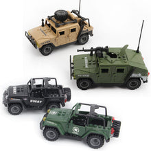 Load image into Gallery viewer, DIY Assembly Model Car off-Road Jeep Assembly Toy 773 Hummer Car Boy Military Vehicle Military Building Blocks