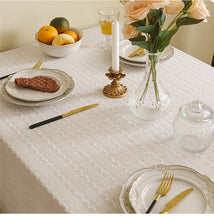 Load image into Gallery viewer, American Tablecloth Pastoral Ins Style Embroidered Fabric Decoration Tablecloth Coffee Table Rectangular Cover Towel Shooting Background Cloth