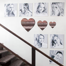 Load image into Gallery viewer, 3pcs/Set Heart-Shaped Bedroom Decoration Wall Crafts Wooden Board Creative Home Decorations Wooden Country Heart-Shaped Pendant